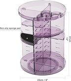 Rotating Makeup Organizer for Vanity, DIY Adjustable Tray Spinning Skincare - Image 3