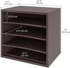 Ballucci 4-Tier Paper Organizer, Desk File Organizer, Stackable Letter Tray - Image 3