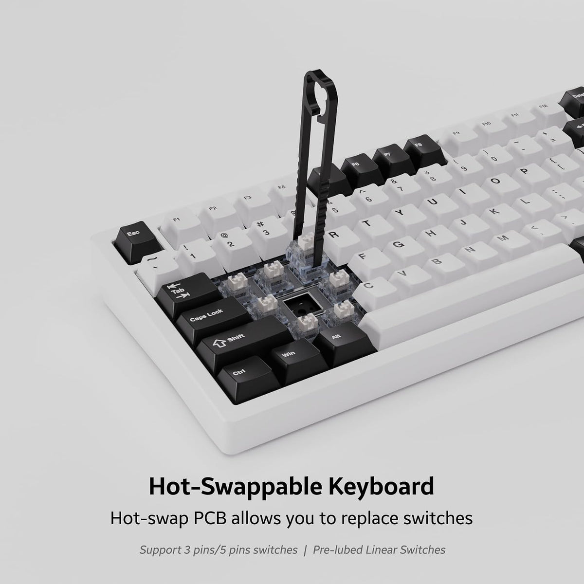 OOCTPK Chilkey ND75 Aluminum Keyboard 75% Percent Wireless Gaming Mechanical ...
