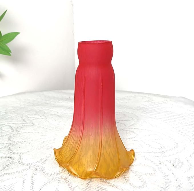 Bieye LS69 Lily Flower Blown Glass Lampshade - Image 5