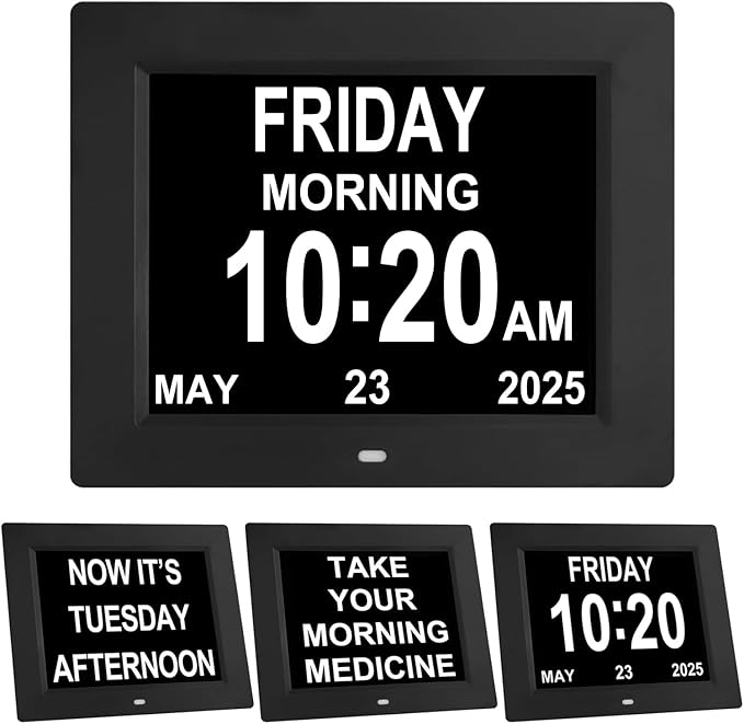 TMC 【New 2026】 Dementia Clock Large Digital Clock by TMC