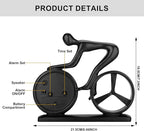 CIGERA Racing Bicycle Desk Alarm Clock Battery Operated, Glow-in-The-Dark Dial - Image 6