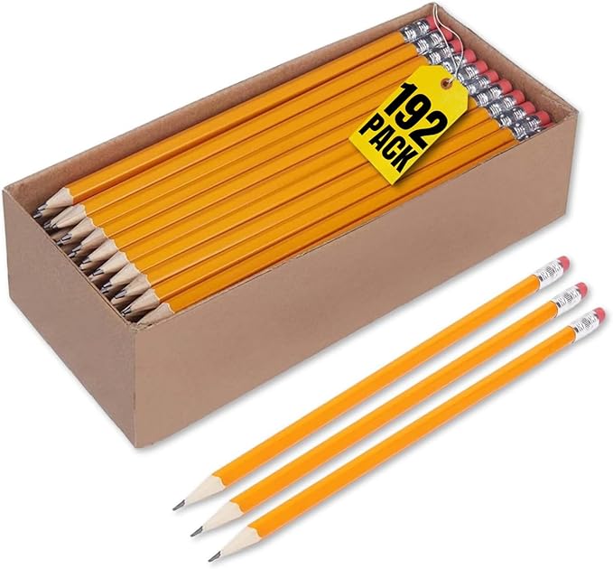 1InTheOffice Pre Sharpened Pencils #2, Pencils by 1InTheOffice