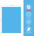 OcePor 80 Sheets Blue Cardstock Paper, Colored Printer Paper 8.5 x 11, Thick - Image 2