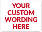 Custom Sign, Personalized Metal Signs, Customize by SigoSigns