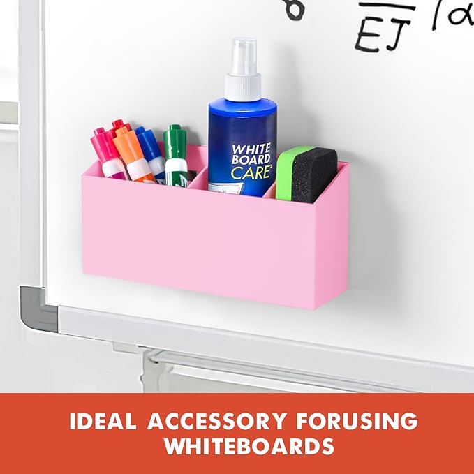 Banafich Magnetic Dry Erase Marker Holder, Acrylic Magnet Pen Holder - Image 5