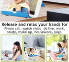 JUSDIQIR Cell Phone Stand for Desk Foldable Cell Phone Holder Desk Tablet - Image 4