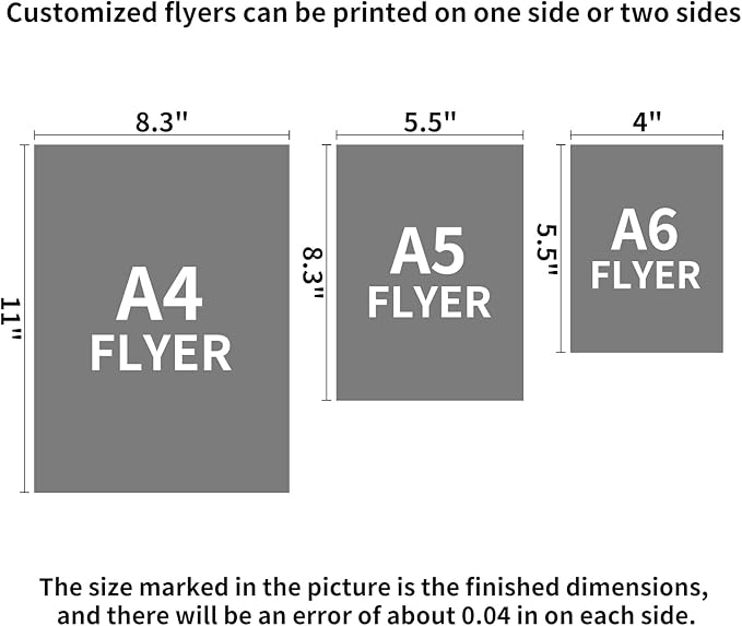 Custom Flyers for Business Personalized A6 Flyers - Image 2