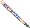 Conklin Endura Deco Crest Fountain Pen in Blue, Stub Nib, Premium Writing by Conklin