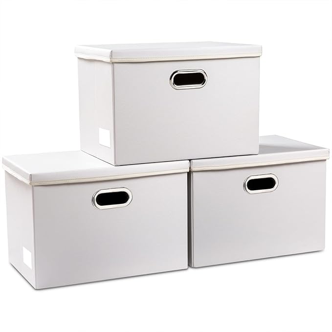PRANDOM Large Stackable Storage Bins by Prandom