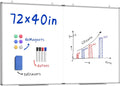 72"X 40" Large Magnetic Dry Erase Whiteboard, Removable Wall Hanging Board