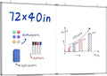 72"X 40" Large Magnetic Dry Erase Whiteboard, Removable Wall Hanging Board by MifuroOfficeProduct