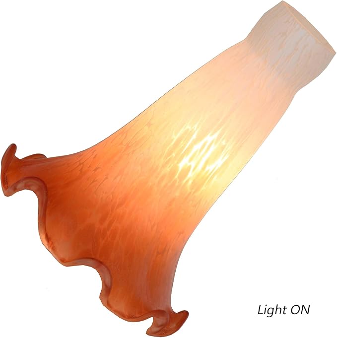 Bieye LS91S Lily Flower Blown Glass Lampshade - Image 2