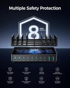 400W Charging Station for Multiple Devices, 10 Port Double PD 100W USB C - Image 3
