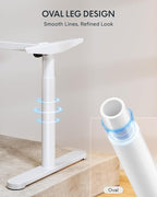 FLEXISPOT Solid Rubberwood Electric Standing Desk - Image 4