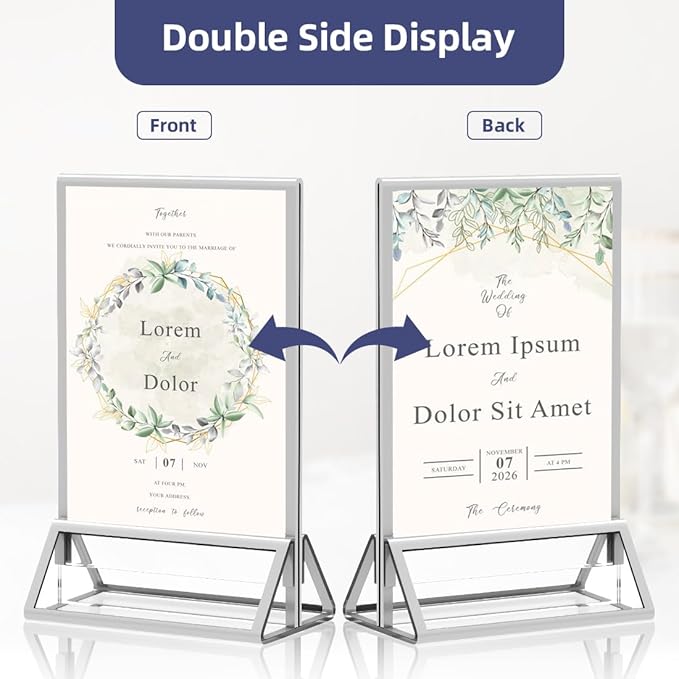 PPH-Sisy Clear Acrylic Sign Holder 4X6 - Image 5