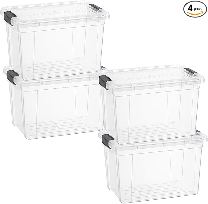 Superio Clear Storage Boxes by Superio