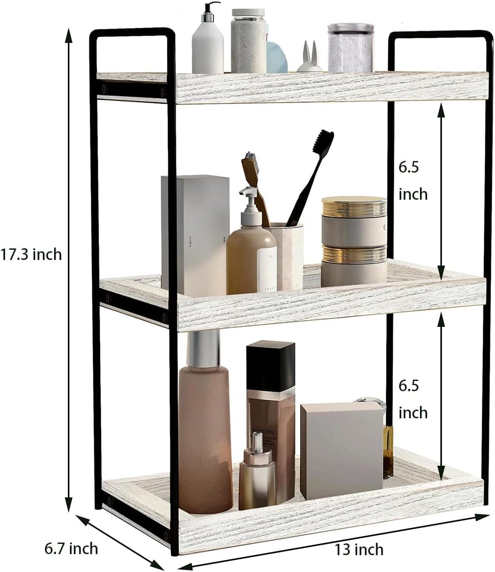 Dorhors Bathroom Counter Organizer,Countertop Tray Storage Shelf