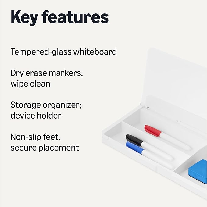 Amazon Basics Desktop Dry Erase Whiteboard - Image 2