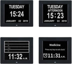 TMC 8 Inch Dementia Clock for Seniors – Large Auto-Dimming Calendar Display - Image 6