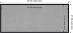Amanti Art Black Framed Magnetic Board 21x49 Oversize Vision Board - Image 3