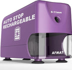 AFMAT Electric Pencil Sharpener Heavy Duty, Cordless & Rechargeable, Classroom by AFMAT