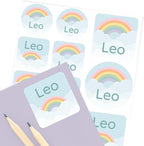 Large Name Labels for Kids by Teddylabels