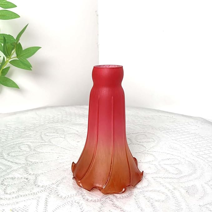 Bieye LS64 Lily Flower Blown Glass Lampshade - Image 6