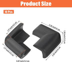 Qianyu 10 Pack Soft Sponge Table Corners Baby Proofing Edge and Corner Guards - Image 2