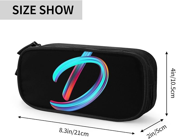 Pazacon Cute Initial Pencil Case - Image 2