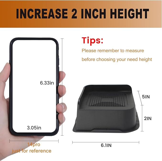 MXMZHXU Bed Risers 2 inch, 3 inch, 4 inch, 6 inch or 8 inch Heavy Duty - Image 2