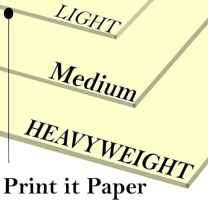 Print It - Vellum Bristol Colored Cardstock Cover Paper, 67 Lb, 8.5" X 11” - Image 2