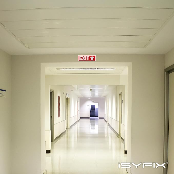 iSYFIX Exit Signs 6 Pack 12x4 Inch - Image 5