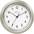 Presentime & Co. 8.5" Modern Farmhouse Essential Wall Clock, Silent Non Ticking by Presentime