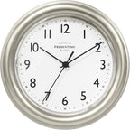Presentime & Co. 8.5" Modern Farmhouse Essential Wall Clock, Silent Non Ticking by Presentime