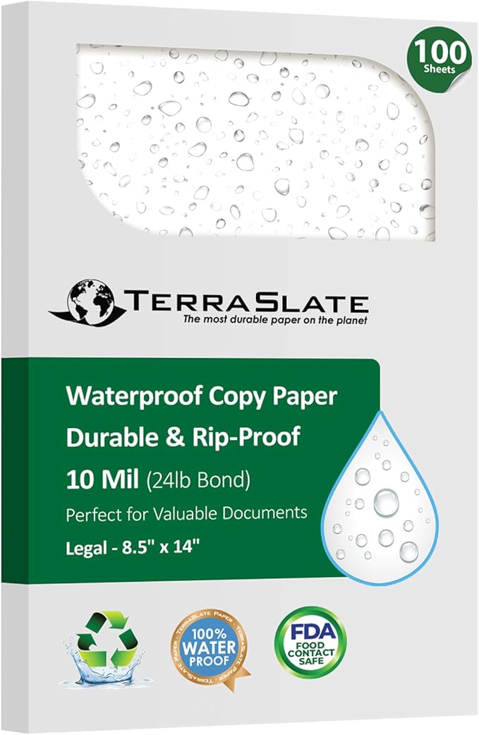 TerraSlate Printable Waterproof Paper by TerraSlate
