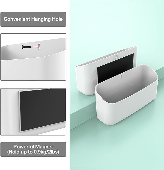 MoKo Magnetic Dry Erase Marker Holder, Widen Magnetic Marker Pen Storage - Image 3
