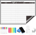 Lincia Large Magnetic Project Planning Management Vision Board 24" x 36" by Lincia