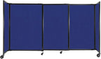 Versare Straightwall Sliding Portable Wall Partition | Freestanding Office by VERSARE