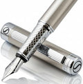 Scriveiner Stainless Steel Fountain Pen by Scriveiner