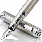 Scriveiner Stainless Steel Fountain Pen by Scriveiner