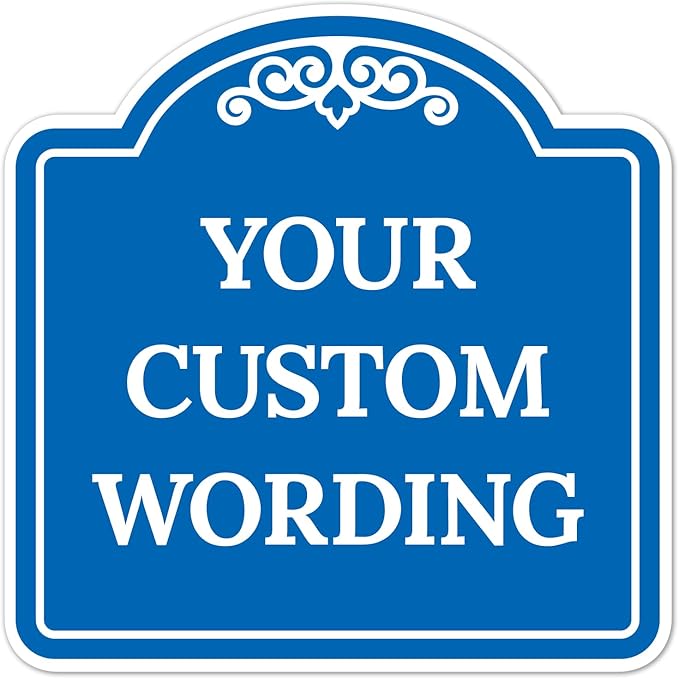 Custom Decorative Sign, Personalized Metal Sign by SigoSigns