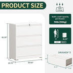3 Drawer Lateral File Cabinet - Image 2