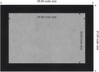 Amanti Art Black Framed Magnetic Board 21x29 Medium Vision Board - Image 2