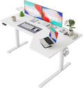 Agilestic Electric Standing Desk, L-Shaped 59 Inches Height Adjustable Desk by Agilestic