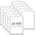 Outus 10 Pcs Dry Erase Mini White Boards Bulk 8.5 x 11'' Small Magnetic by Outus