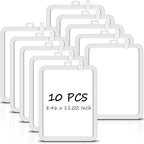 Outus 10 Pcs Dry Erase Mini White Boards Bulk 8.5 x 11'' Small Magnetic by Outus