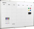 Comix Magnetic Dry Erase Calendar Whiteboard, 36 x 24 Inches Monthly Calendar by Comix
