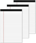 Aidunmis 3 Pack Small Legal Pads 5x8 White Notepads Paper Tablets 5x8 Legal Pad by Aidunmis