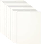 Guakicae 32 Sheets Cream Cardstock 8.5 x 11 Off White Paper, 80lb Thick Ivory by Guakicae